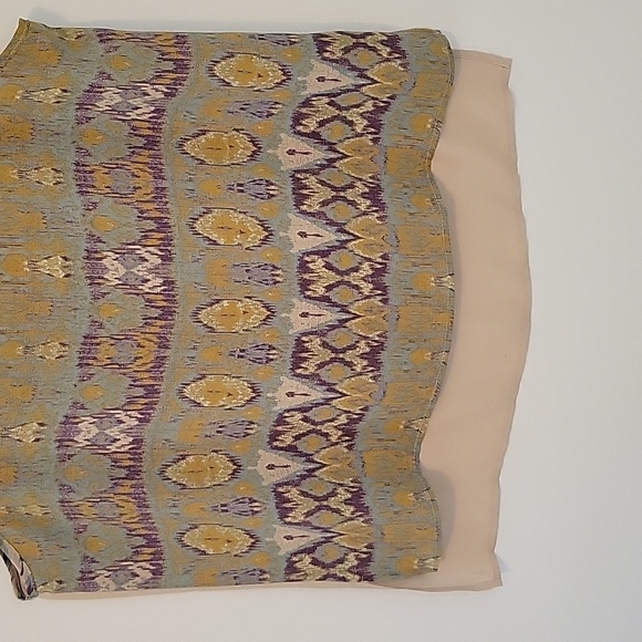 Soprano Sleeveless Print Blouse, Size Large - Picture 3 of 6